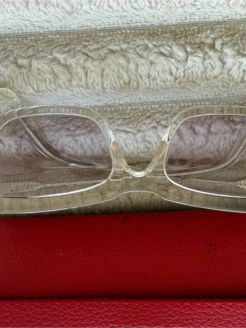 Guess transparent framed